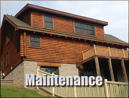  Hamilton, North Carolina Log Home Maintenance